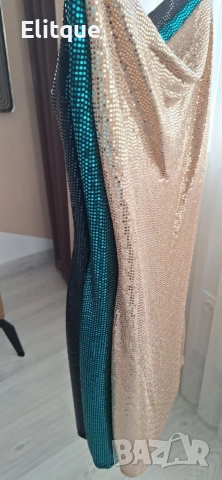 рокля с пайети 