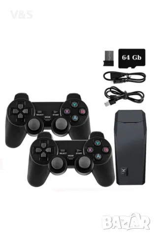 Конзола Стик ретро игра с над 20000 вградени игри, 2 безжични контролери, HDMI, снимка 3 - Други игри и конзоли - 48905780