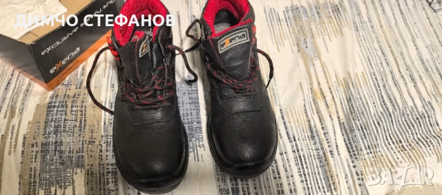 Работни обувки с метално бомбе 42 номер, снимка 2 - Мъжки боти - 52033238