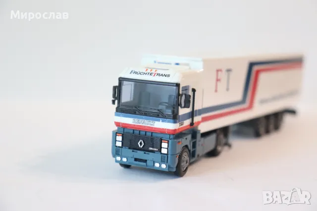 AMW 1:87 H0 RENAULT MAGNUM КАМИОН ТИР МОДЕЛ КОЛИЧКА, снимка 3 - Колекции - 50163375