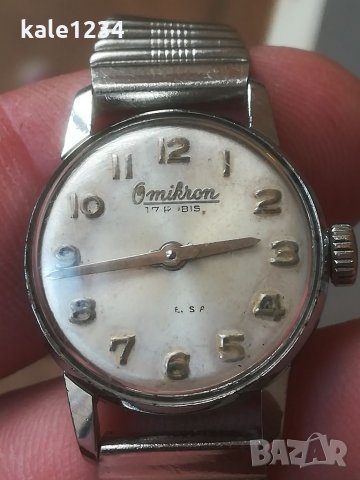 Дамски часовник Omikron. Swiss made. Швейцарски часовник. Ретро. Механичен. Vintage watch. , снимка 2 - Луксозни - 35500200