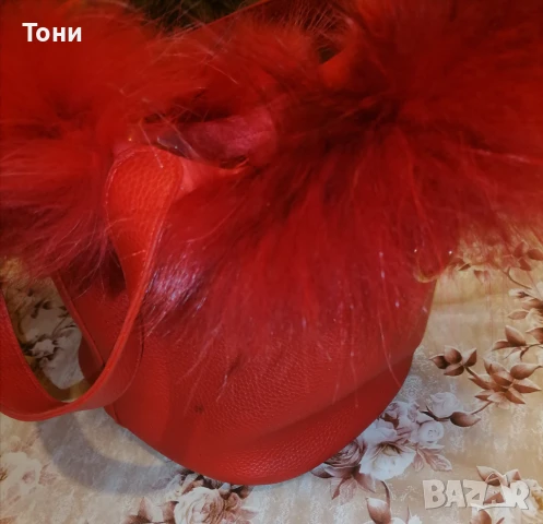 Нова Дамска Кожена Чанта , снимка 4 - Чанти - 50597662