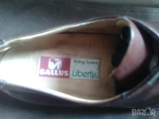 Мъжки обувки от естествена кожа Gallus, снимка 5 - Ежедневни обувки - 49505370