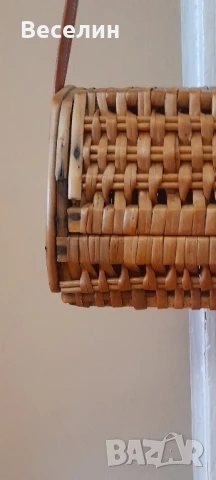 Плетена чанта естествен ратан ШОК ЦЕНА , снимка 3 - Чанти - 51287399