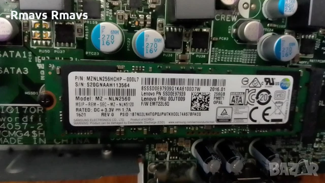 SSD 256gb Samsung m.2 Sata, снимка 2 - Твърди дискове - 51074780