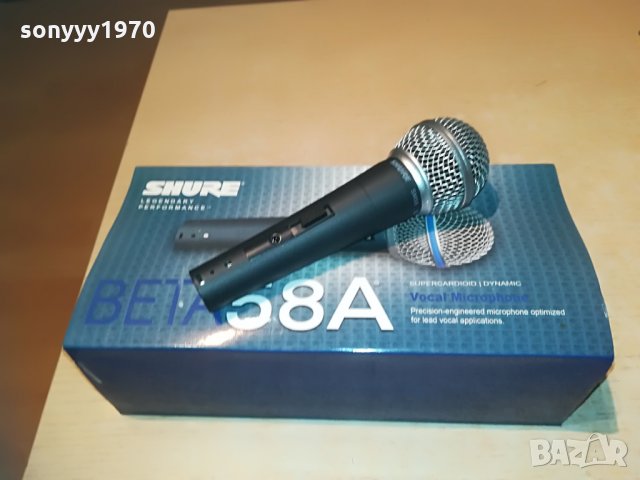 shure sm58-комплект, снимка 9 - Микрофони - 28850931