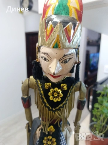 автентична колекционерска кукла wayang golek от остров ява