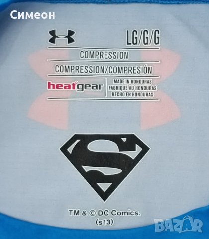 Under Armour UA Alter Ego Superman Compression оригинална блуза L, снимка 3 - Спортни дрехи, екипи - 44046692