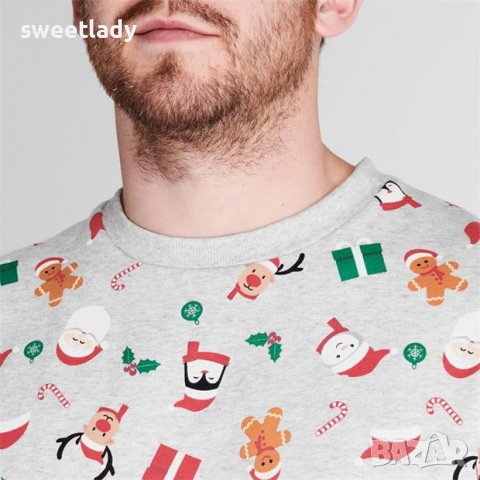 Мъжки коледен пуловер Christmas mood, снимка 3 - Пуловери - 38153282