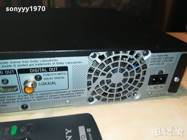 sony rdr-hx780 dvd recorder-hdd/dvd/usb/hdmi-160gb+remote, снимка 18 - Плейъри, домашно кино, прожектори - 29059365