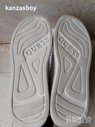 Guess Sneakers FMPVIBLEA12 White Brown - страхотни мъжки кецове КАТО НОВИ 43, снимка 13 - Кецове - 53386334