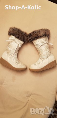 White CANDIE'S GIRL Mischa Wedge Heel Boots, снимка 1 - Детски боти и ботуши - 35137706