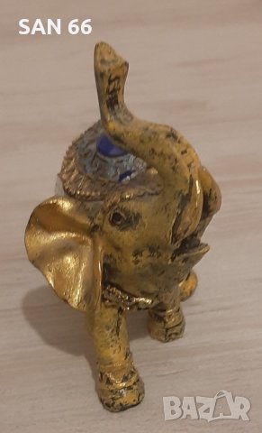 Златисто,индийско слонче,с богата украса, снимка 2 - Декорация за дома - 43567310