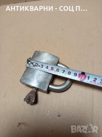 Соц Стар Масивен Руски Секретен Катинар За Заключване. , снимка 8 - Антикварни и старинни предмети - 52136287