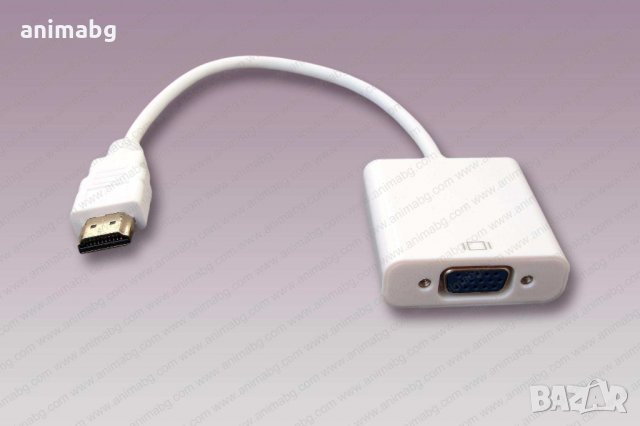 ANIMABG HDMI към VGA преобразувател с аудио 3.5мм, снимка 2 - Други - 33157614