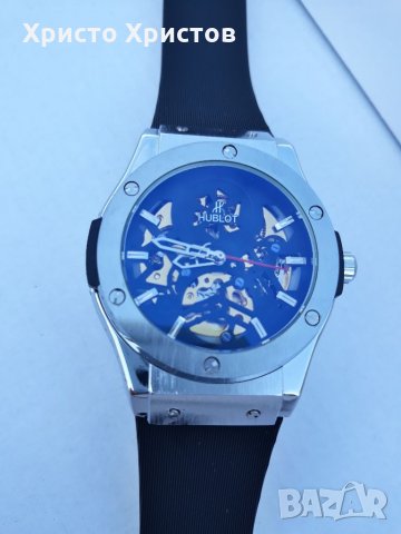 Мъжки луксозен часовник Hublot Big Bang Geneve Vendome Skeleton , снимка 6 - Мъжки - 32515697