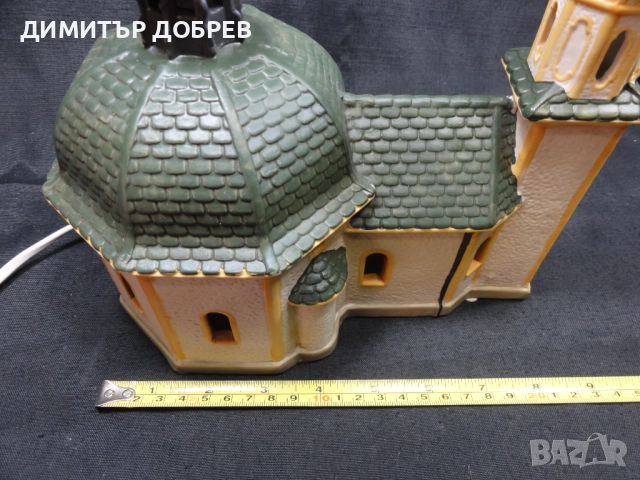 СТАРА РЕТРО ЕЛЕКТРИЧЕСКА НАСТОЛНА ЛАМПА ЦЪРКВА WURM GERMANY, снимка 10 - Декорация за дома - 52223798