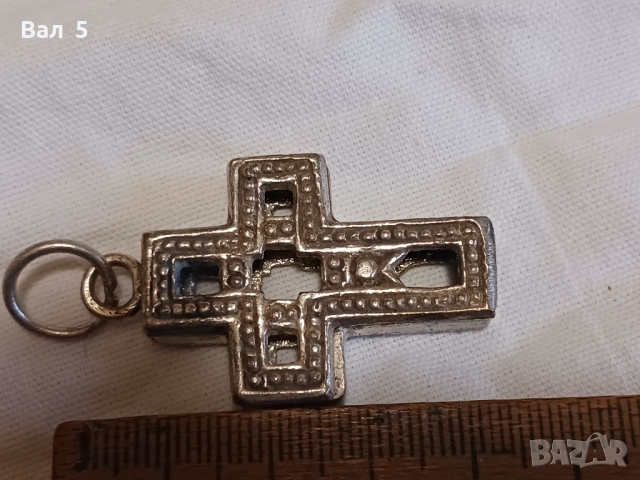 Възрожденски реликвен кръст , кръстче - Енколпион . РЕПЛИКА, снимка 4 - Антикварни и старинни предмети - 52938264