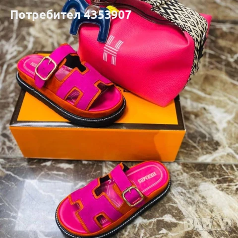 Дамски чехли Hermes, снимка 1