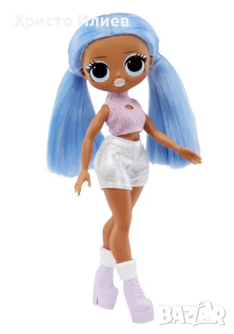 Кукла L.O.L Surprise! O.M.G. - Snowlicious с лилава коса и четка LOL , снимка 2 - Кукли - 48113092