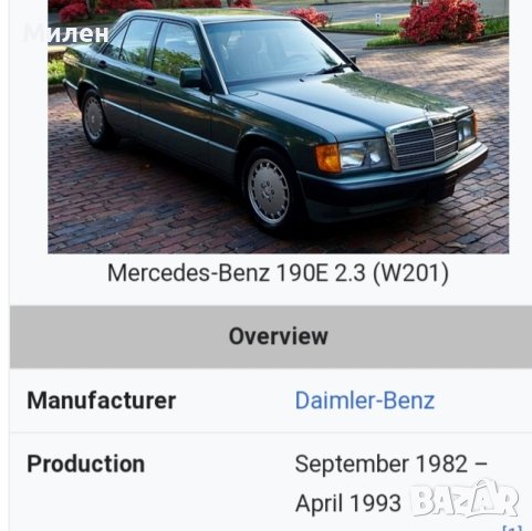 Десен Мигач Hella За Mercedes 190 W201 от 1982-1993 Година  Мерцедес 190