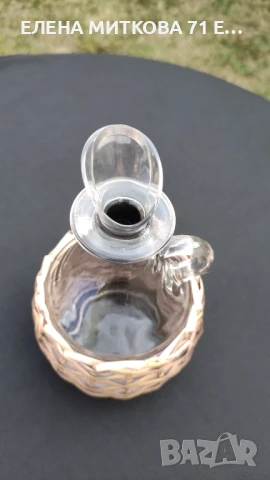 Гарафа с ратанова оплетка, снимка 3 - Аксесоари за кухня - 51179491