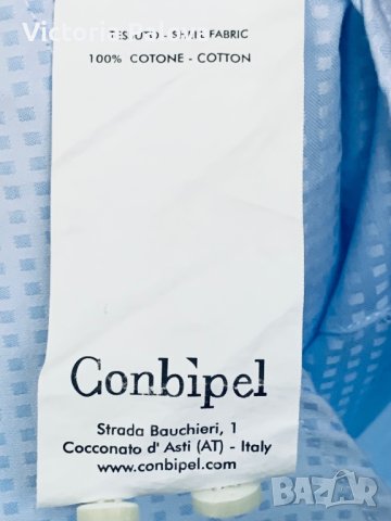 Риза CONBIPEL Италия 100% памук, снимка 8 - Ризи - 40452310