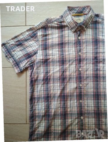 Мъжка риза къс ръкав CAMEL ACTIVE , 100% памук, размер М, снимка 7 - Ризи - 33481275