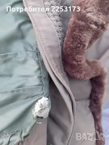 Нова военна шуба с агнешка кожа и агнешка яка, снимка 8 - Екипировка - 47850592