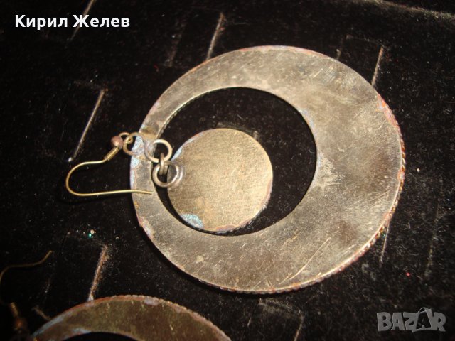 СТАРИННИ ЮВЕЛИРНА МАЙСТОРСКА ЕТНО ИЗРАБОТКА БРОНЗОВИ ОСМАНСКИ ОБЕЦИ с ЕСТЕСТВЕН ЧЕРВЕН КОРАЛ 11907, снимка 11 - Антикварни и старинни предмети - 32317845