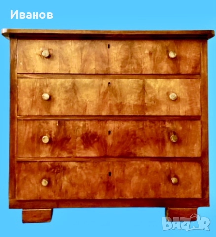 РАЗПРОДАЖБА - 75€.  Винтидж  Скрин от  Масив - 75годишен, снимка 2 - Скринове - 51635232