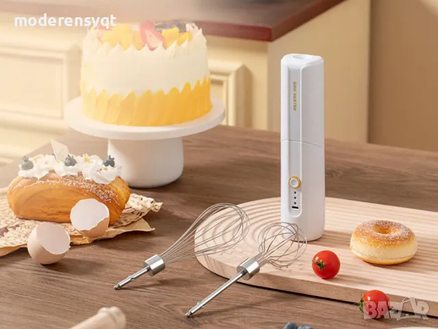 Миксер безжичен за разбиване на яйца с USB, снимка 5 - Други - 48160137
