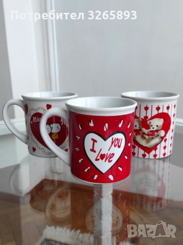 *НОВО* Порцеланови Чаши Love , снимка 6 - Чаши - 35573831