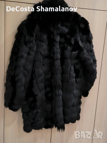 Палто с естествен косъм от лисица, снимка 4 - Палта, манта - 53483026