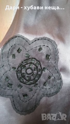 Пола от сатен, в цвят пепел от рози и 🎁подарък🍀♥️S,M,L♥️🍀арт 4420, снимка 2 - Поли - 37602245