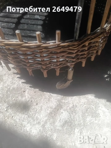 Продава се ратанова количка с колела – стилна и практична за вашата градина!, снимка 3 - Градински мебели, декорация  - 51234782