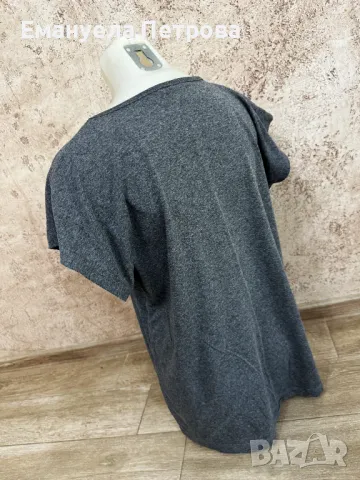 Дамска тениска - налична в черно и сиво, с принт, снимка 7 - Тениски - 48058757