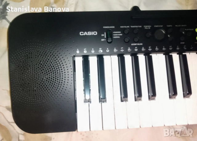 Синтезатор Casio CTK-240 + оригинален адаптор, снимка 7 - Синтезатори - 52693850