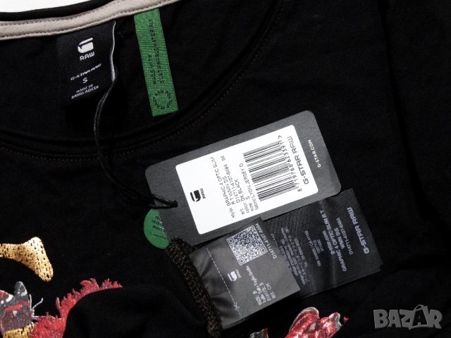 Нова G-star Graphic 4 Optic Slim RT WMN Short Sleeve Дамска Тениска Размер S, снимка 8 - Тениски - 43426192