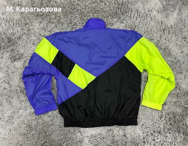 Мъжки винтидж 90s Nike color block windbreaker tracksuit, Размер XL, снимка 4 - Спортни дрехи, екипи - 52554432