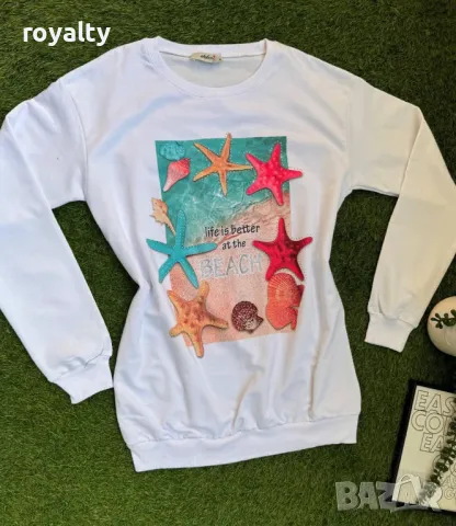 Памучни блузки , снимка 2 - Блузи с дълъг ръкав и пуловери - 49091521