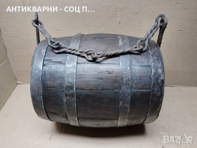 Старо Дървено Буре / ЗА ДЕКОРАЦИЯ! , снимка 2 - Антикварни и старинни предмети - 47485981