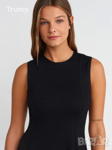  Елегантна, Безръкавна рокля тип готет, снимка 3 - Рокли - 50320313