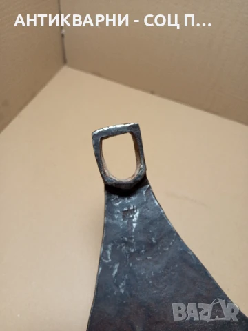 Соц Стара Ръчно Кована Мотичка Тегло 0.700кг. Номер/5/., снимка 7 - Антикварни и старинни предмети - 51184527