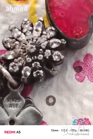 Стара красива среберна пандора    ALE  s925, снимка 7 - Гривни - 52560269