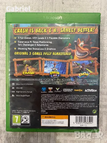 Crash Bandicoot N Sane Trilogy Xbox One, снимка 3 - Игри за Xbox - 49243483