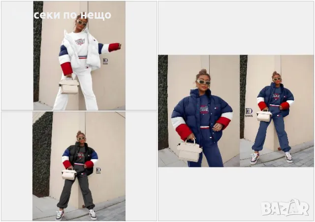 Дамски спортен комплект + яке Tommy Hilfiger - Налични различни цветове Код D1564, снимка 1