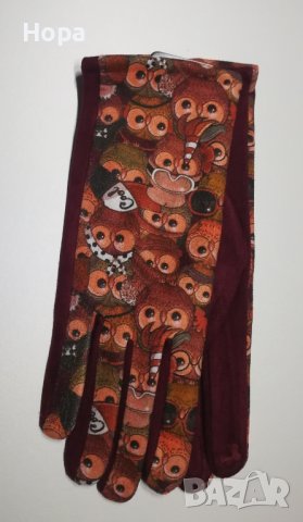 Дамски шалове и ръкавици с Бухалчета , снимка 10 - Ръкавици - 42535281