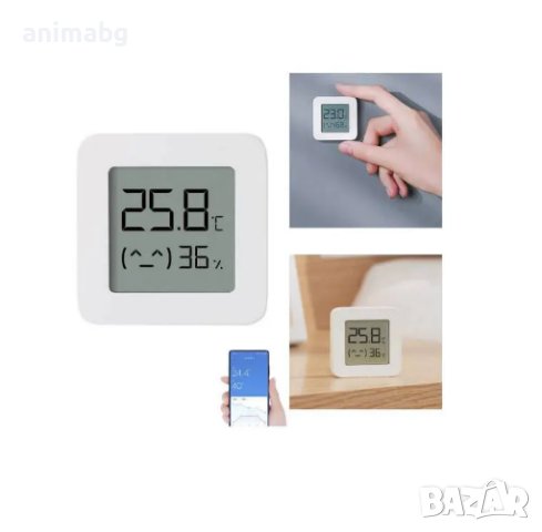ANIMABG Bluetooth влагомер и термометър с висока чувствителност и точен сензор, XIAOMI Mijia, LED ци, снимка 4 - Друга електроника - 43840028