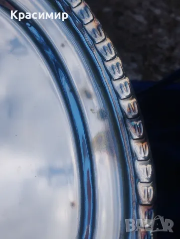 Винтидж комплект EPNS за сол и черен пипер на поднос в кадифена кутия , снимка 3 - Антикварни и старинни предмети - 47737308